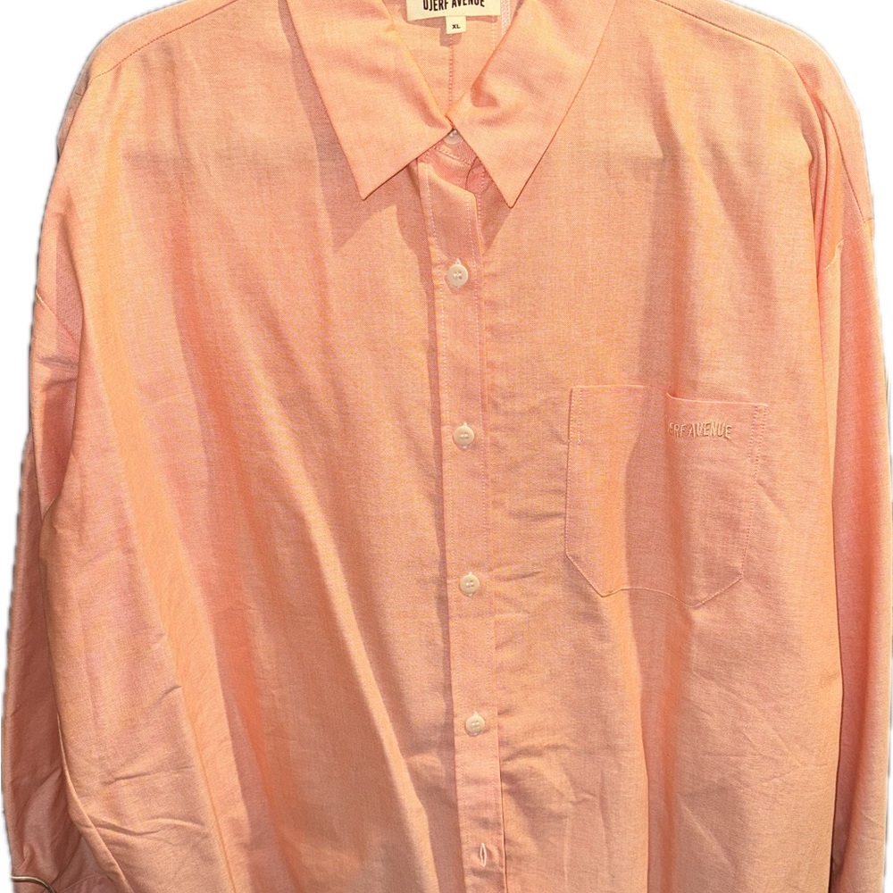Djerf Ave Breezy Shirt Apricot Color